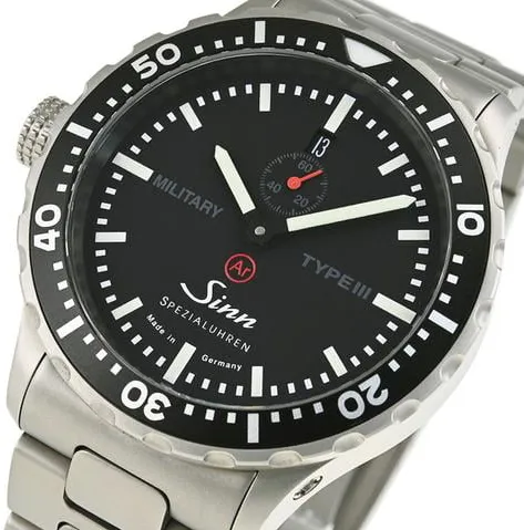 Sinn 43mm Stainless steel Black