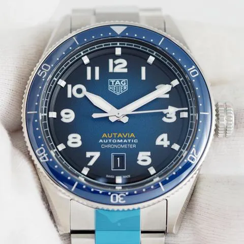 TAG Heuer Autavia WBE5116.EB0173 42mm Stainless steel Blue