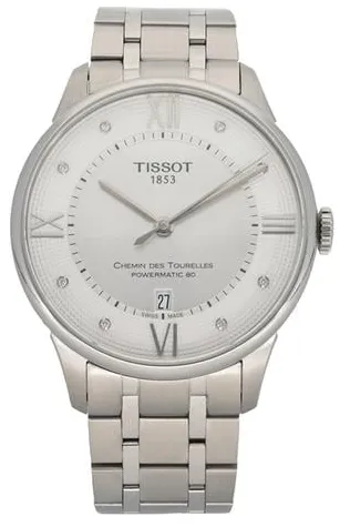 Tissot Chemin de Tourelles T099407A 42mm Stainless steel Gray