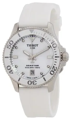 Tissot T-Sport T120.210.17.116.00 36mm Stainless steel White Mother of Pearl