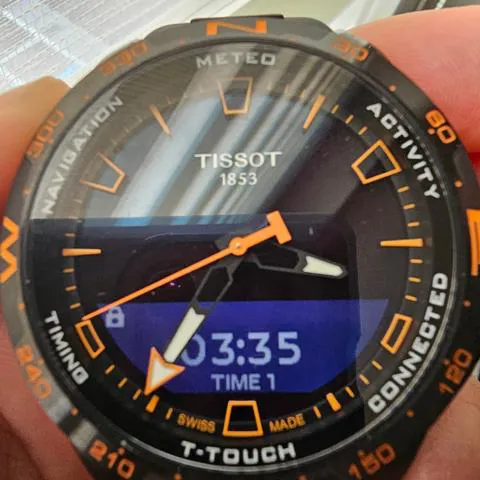 Tissot Touch T121.420.47.051.04 47.5mm Titanium and Black PVD Black 7