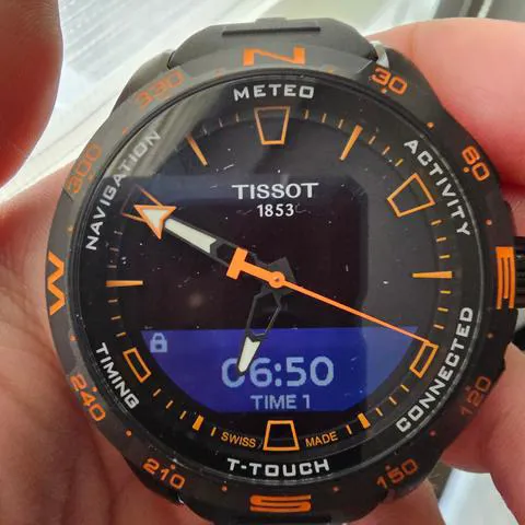 Tissot Touch T121.420.47.051.04 47.5mm Titanium and Black PVD Black 8