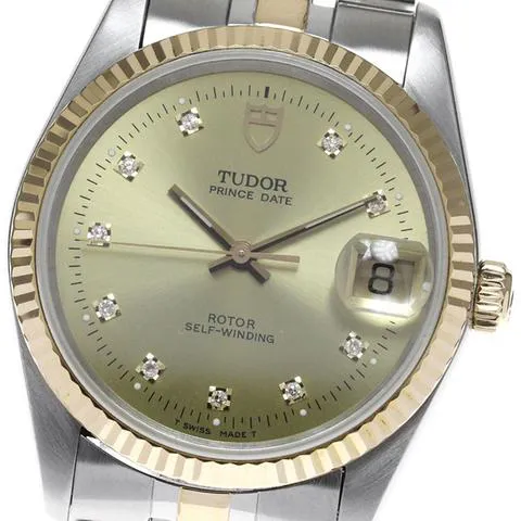 Tudor 74033 34mm Yellow gold and Stainless steel Gold