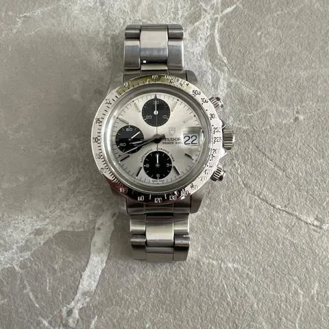 Tudor Oysterdate Big Block 94300 40mm Stainless steel Silver