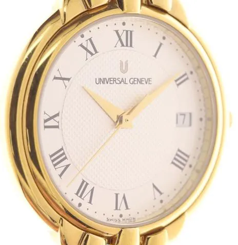 Universal Genève 550.100 32.5mm Yellow gold Silver 3