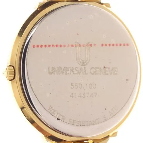 Universal Genève 550.100 32.5mm Yellow gold Silver 4