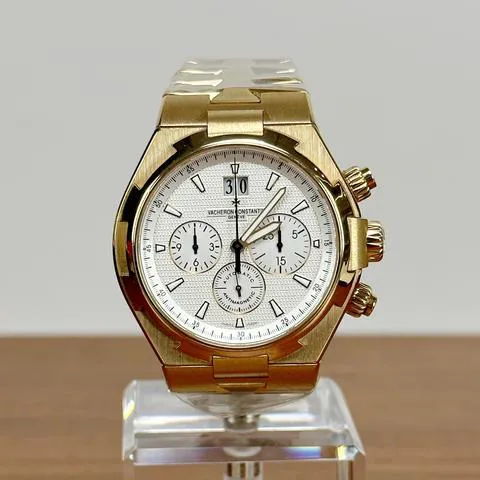 Vacheron Constantin Overseas Chronograph 49150/b01j-9215 42mm Yellow gold Silver