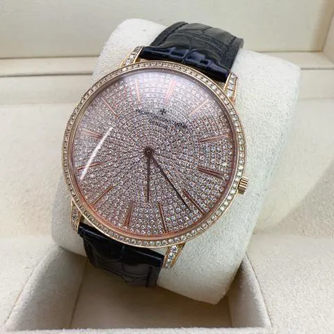 Vacheron Constantin Patrimony 81180/000R-9159 40mm Rose gold Silver 1