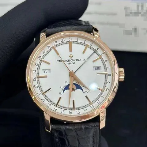 Vacheron Constantin Traditionnelle 4010T/000R-B344 41mm Rose gold Silver