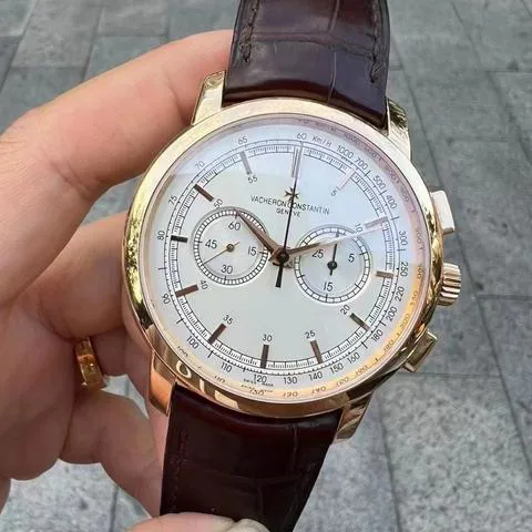 Vacheron Constantin Traditionnelle 47192/000R-9352 42mm Rose gold Silver 2