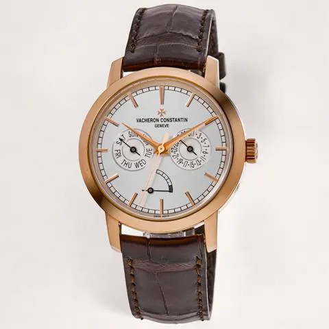 Vacheron Constantin Traditionnelle 85290/000R-9969 39.5mm Rose gold Silver