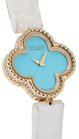 Van Cleef & Arpels Alhambra VCARPBEH00 22.5mm Yellow gold Blue 1