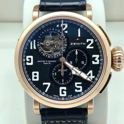 Zenith Pilot 87.2430.4035/21.C721 48mm Rose gold Black 2