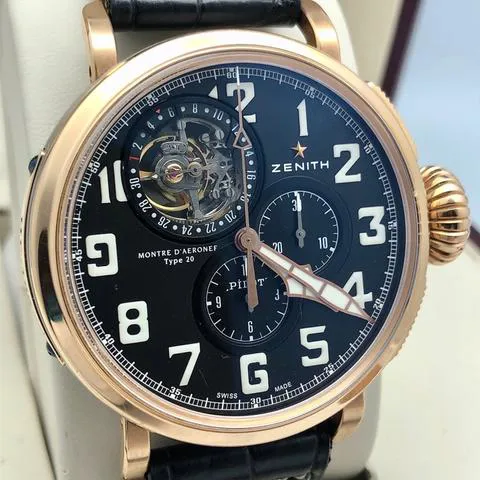 Zenith Pilot 87.2430.4035/21.C721 48mm Rose gold Black 3