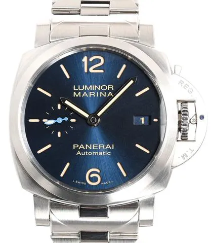 Panerai Luminor 1950 PAM 01028 42mm Stainless steel Blue