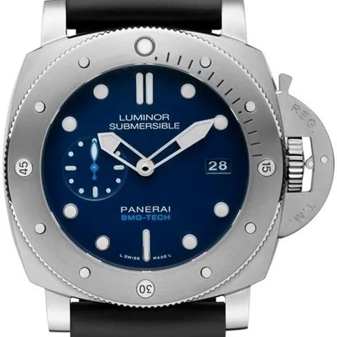 Panerai Submersible PAM 00692 47mm Titanium Blue