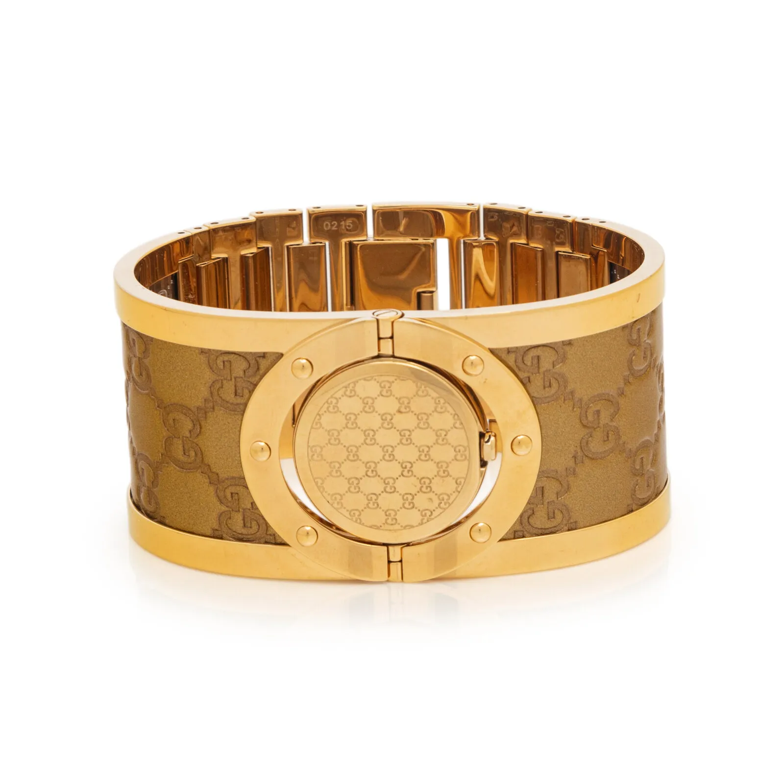 Gucci Twirl 25.5mm Stainless steel and Gold-plated Bronze 1