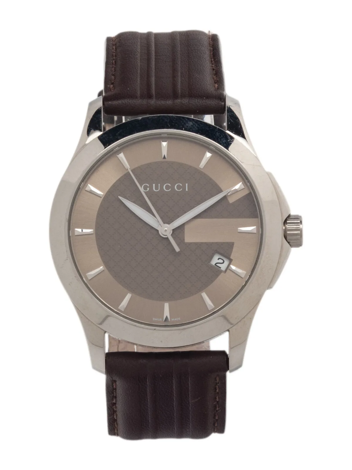 Gucci G-Timeless 126.4 38mm Stainless steel Bronze