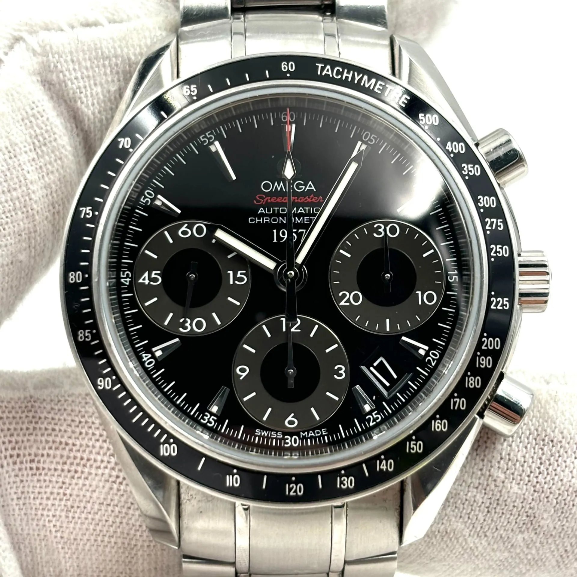 Omega Speedmaster 323.30.40.40.01.001 40mm Stainless steel Gray