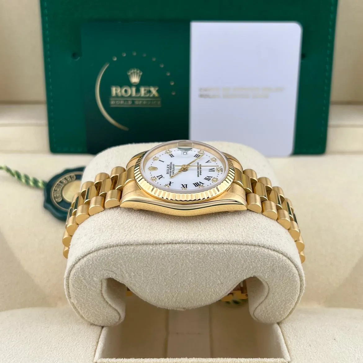 Rolex Datejust 31 68278 31mm Yellow gold White 1