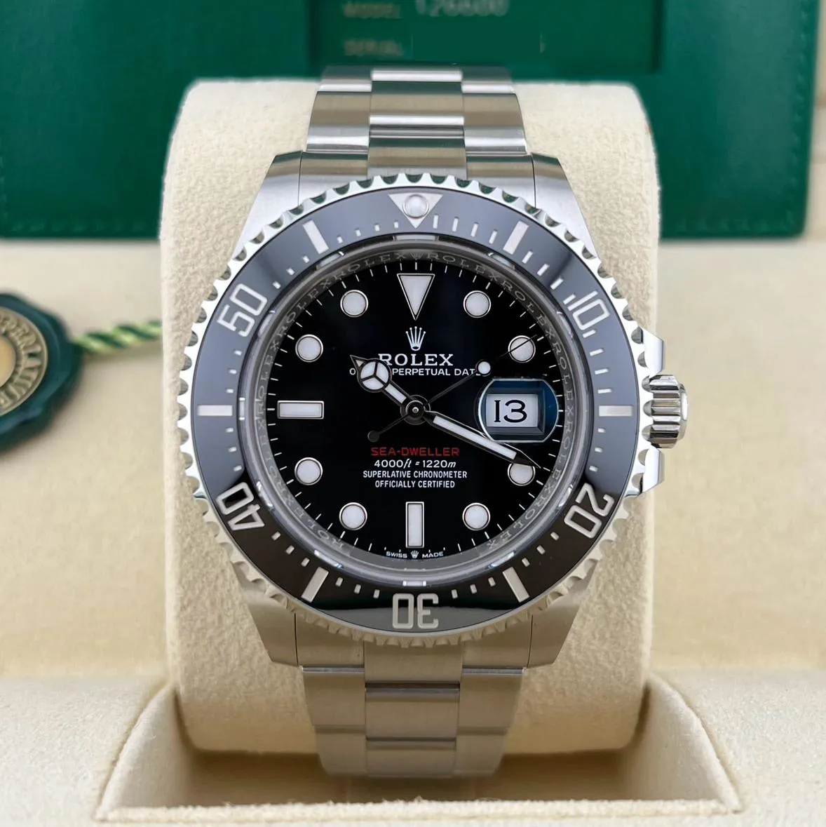 Rolex Sea-Dweller 126600-0001 43mm Stainless steel Black 1