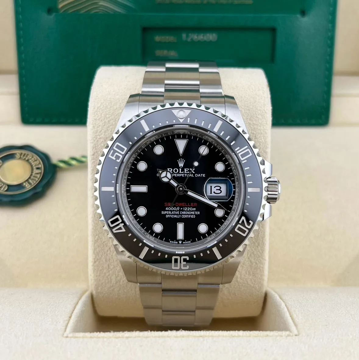 Rolex Sea-Dweller 126600-0001 43mm Stainless steel Black 2