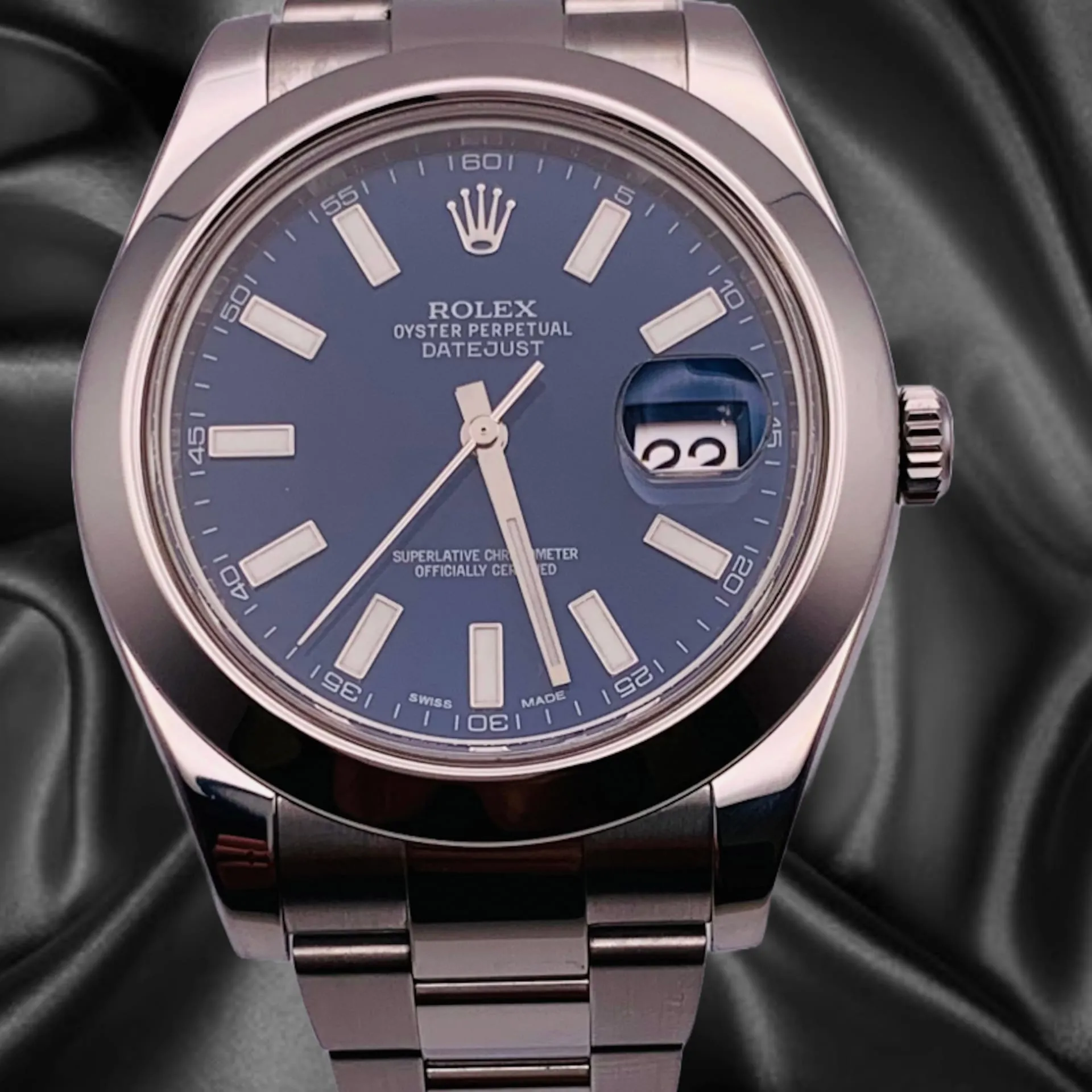 Rolex Datejust 41 126300-0001 41mm Oystersteel Blue