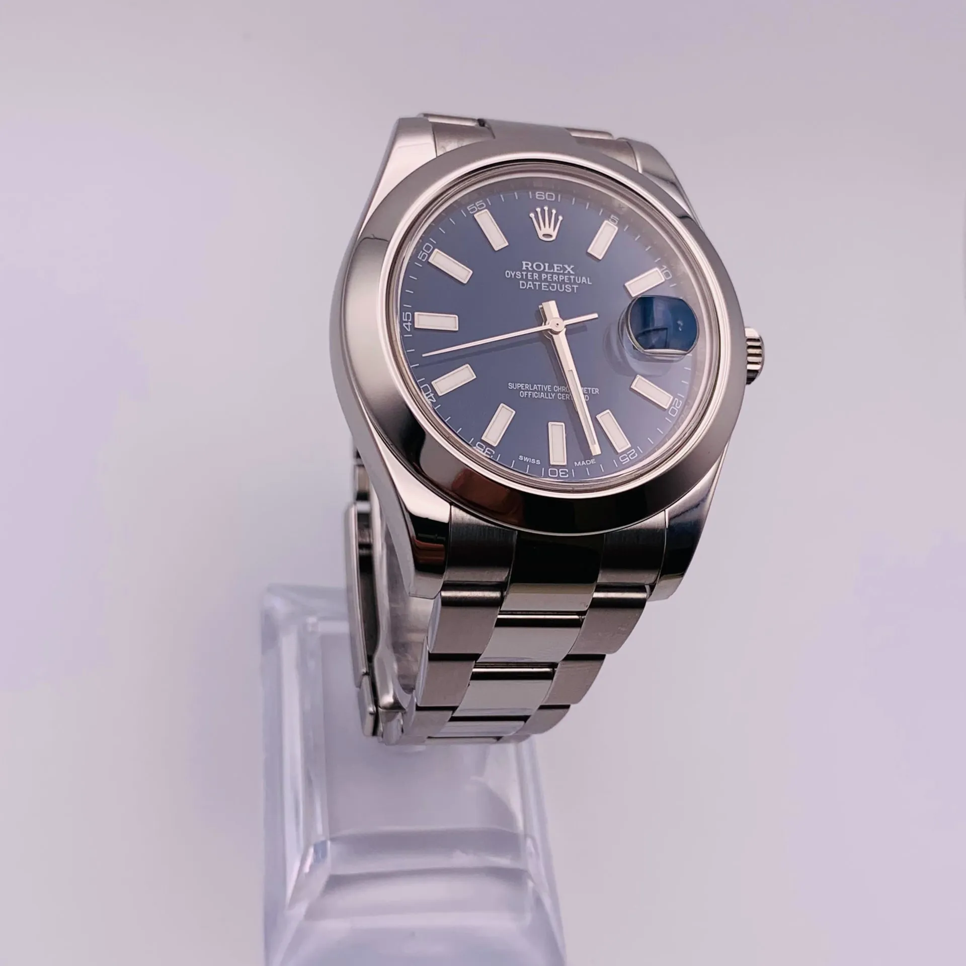 Rolex Datejust 41 126300-0001 41mm Oystersteel Blue 2