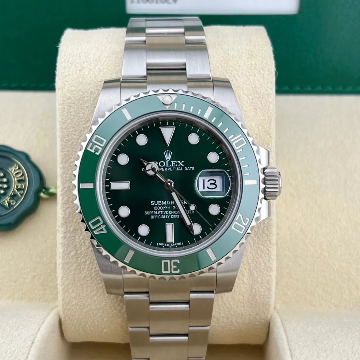 Rolex Submariner 116610LV 40mm Stainless steel Green