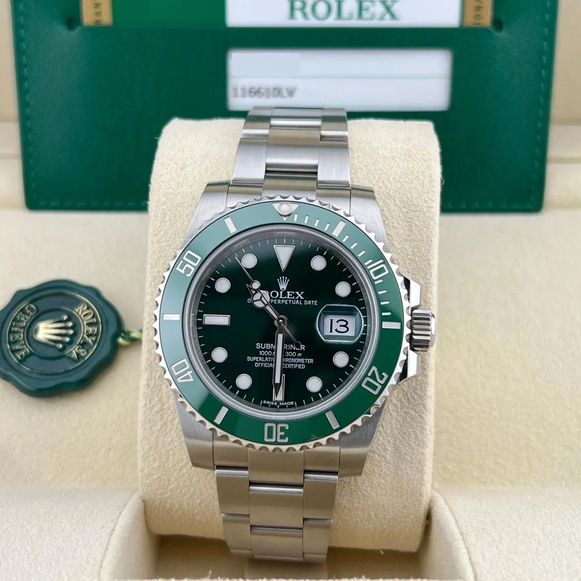 Rolex Submariner 116610LV 40mm Stainless steel Green 1