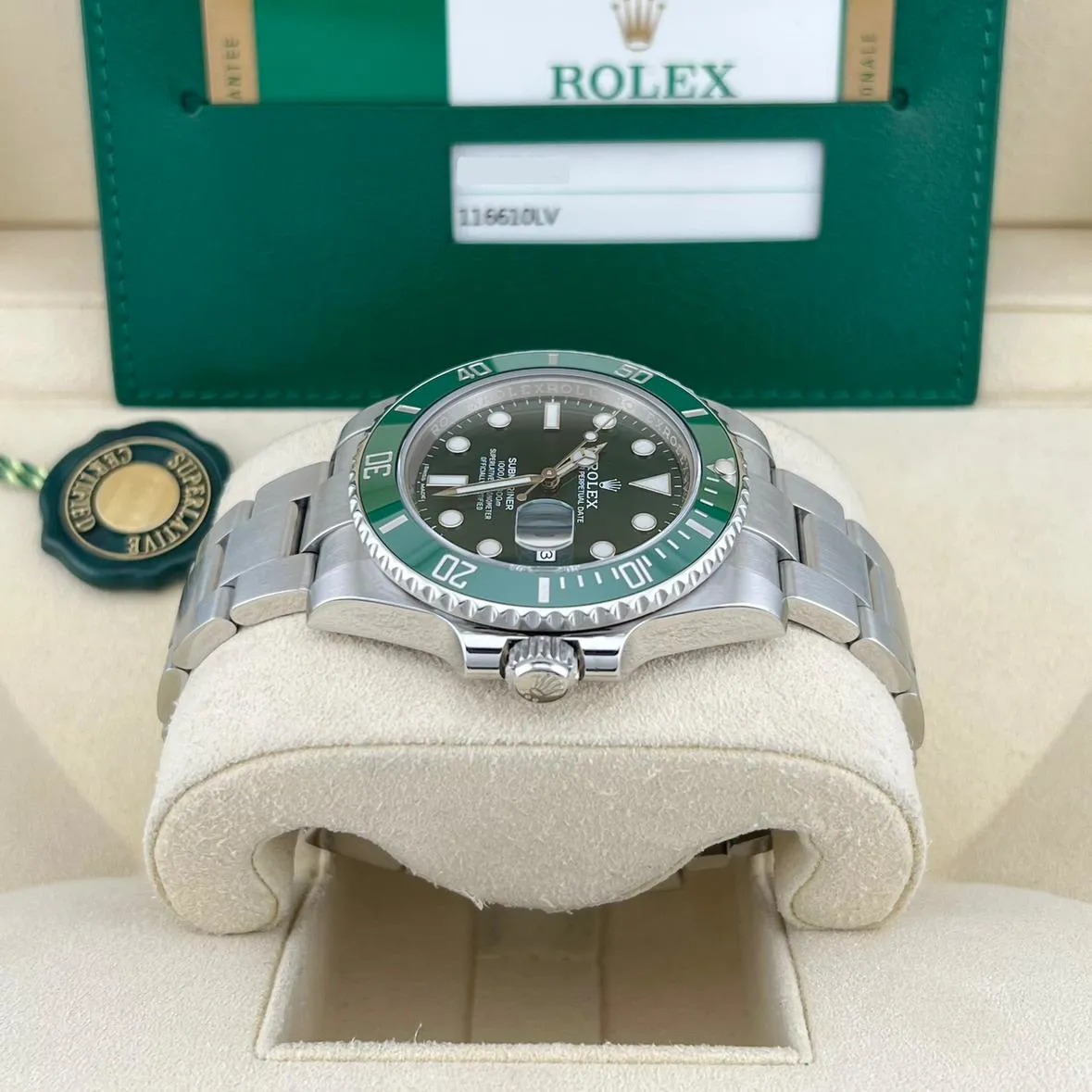 Rolex Submariner 116610LV 40mm Stainless steel Green 2