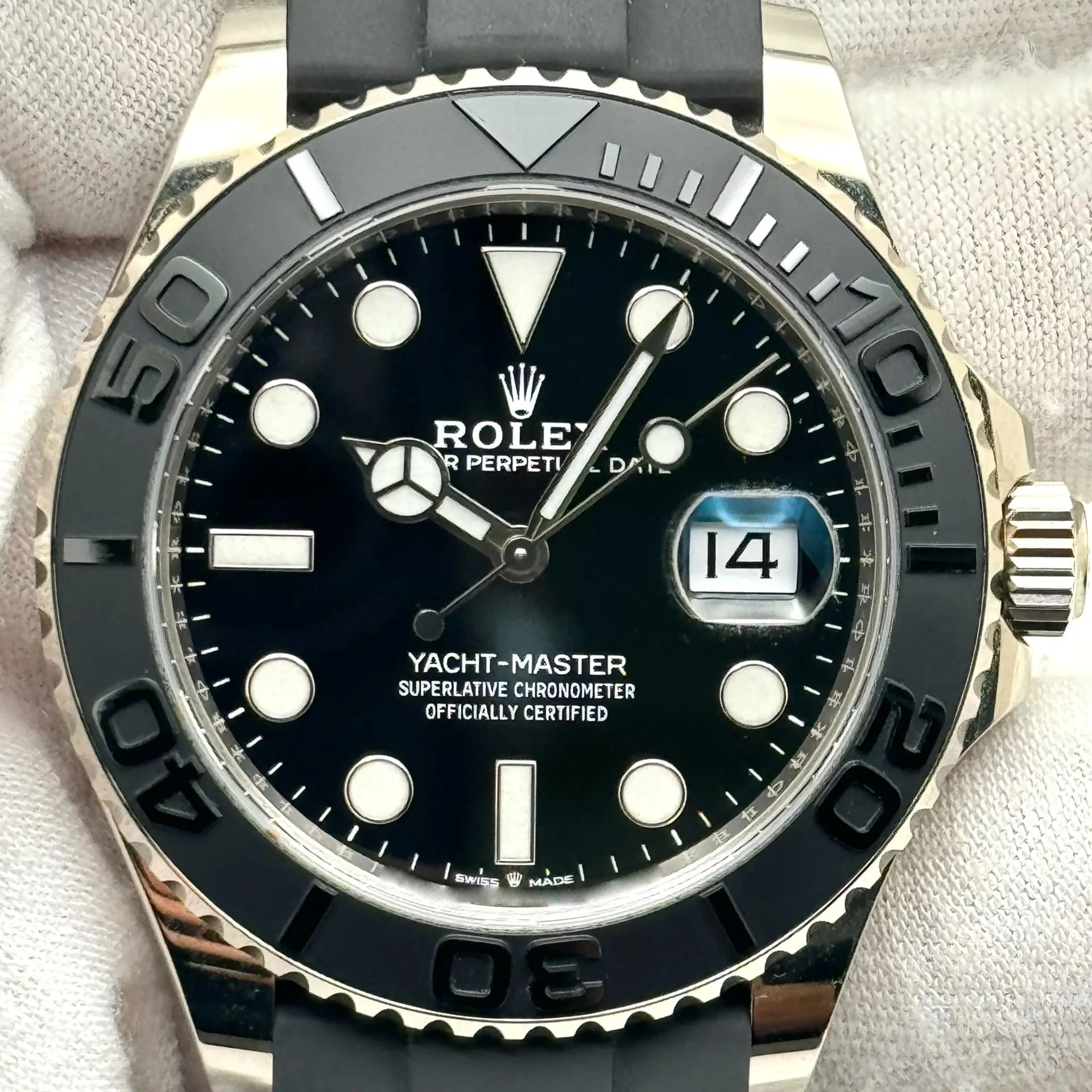 Rolex Yacht-Master 226659-0002 42mm 18k white gold Black