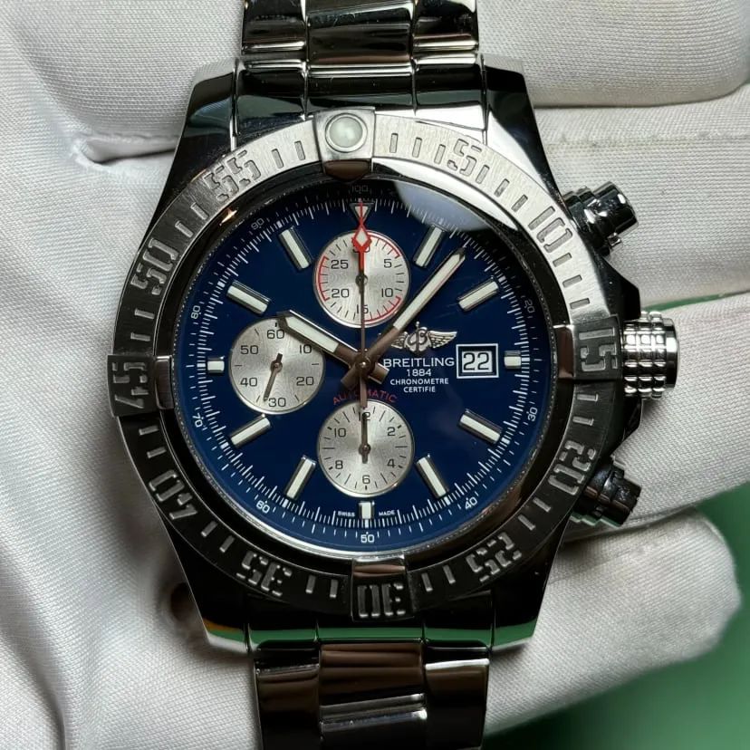 Breitling Avenger II A1337111/C871 48mm Stainless steel Blue