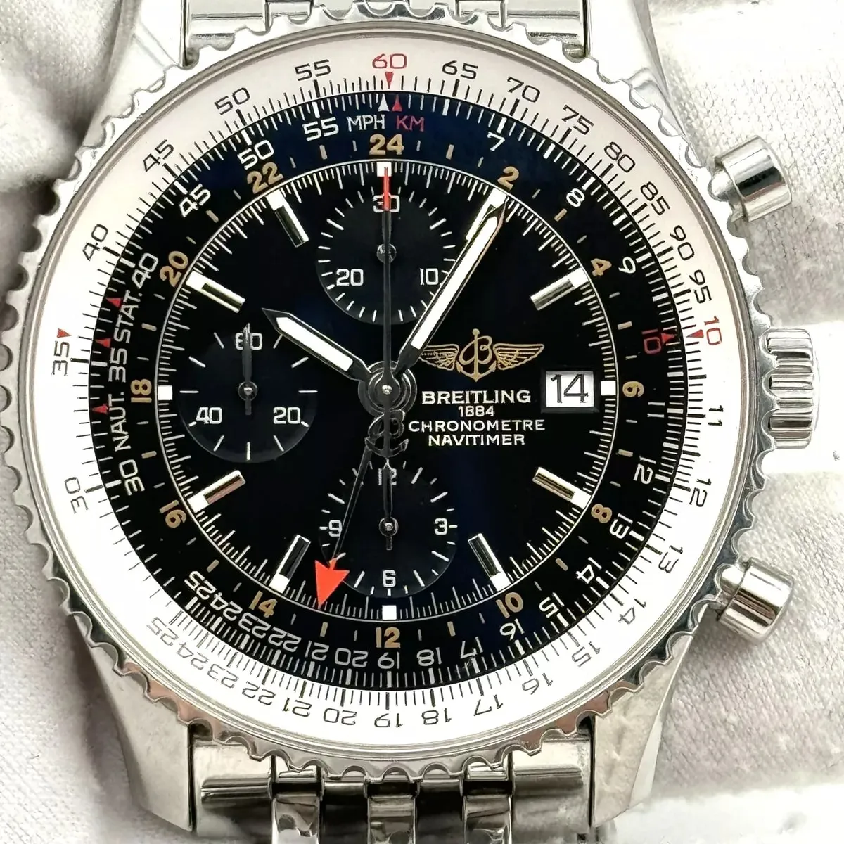 Breitling Navitimer A24322 46mm Stainless steel Black