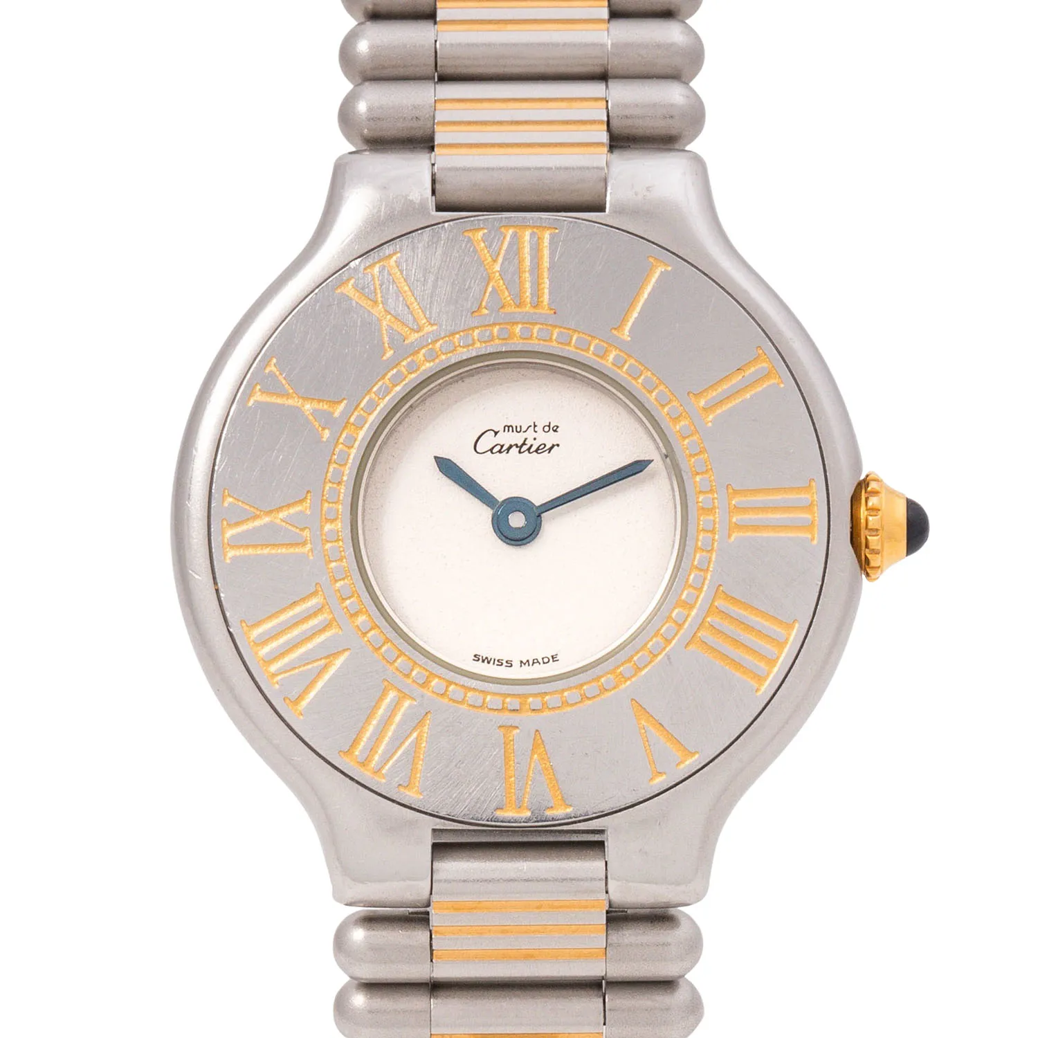 Cartier Must De Cartier 21 9011 28mm Yellow gold and Stainless steel