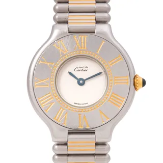 Cartier Must De Cartier 21 9011 Yellow gold and Stainless steel