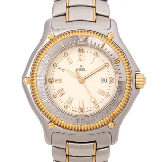 Ebel Discovery 183913 Stainless steel and 18k yellow gold