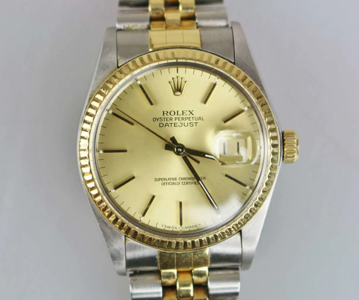 Rolex Datejust 35mm Stainless steel and 18k yellow gold Gold