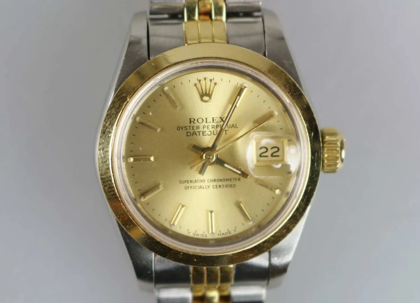 Rolex Datejust 25mm Stainless steel and 18k yellow gold Gold