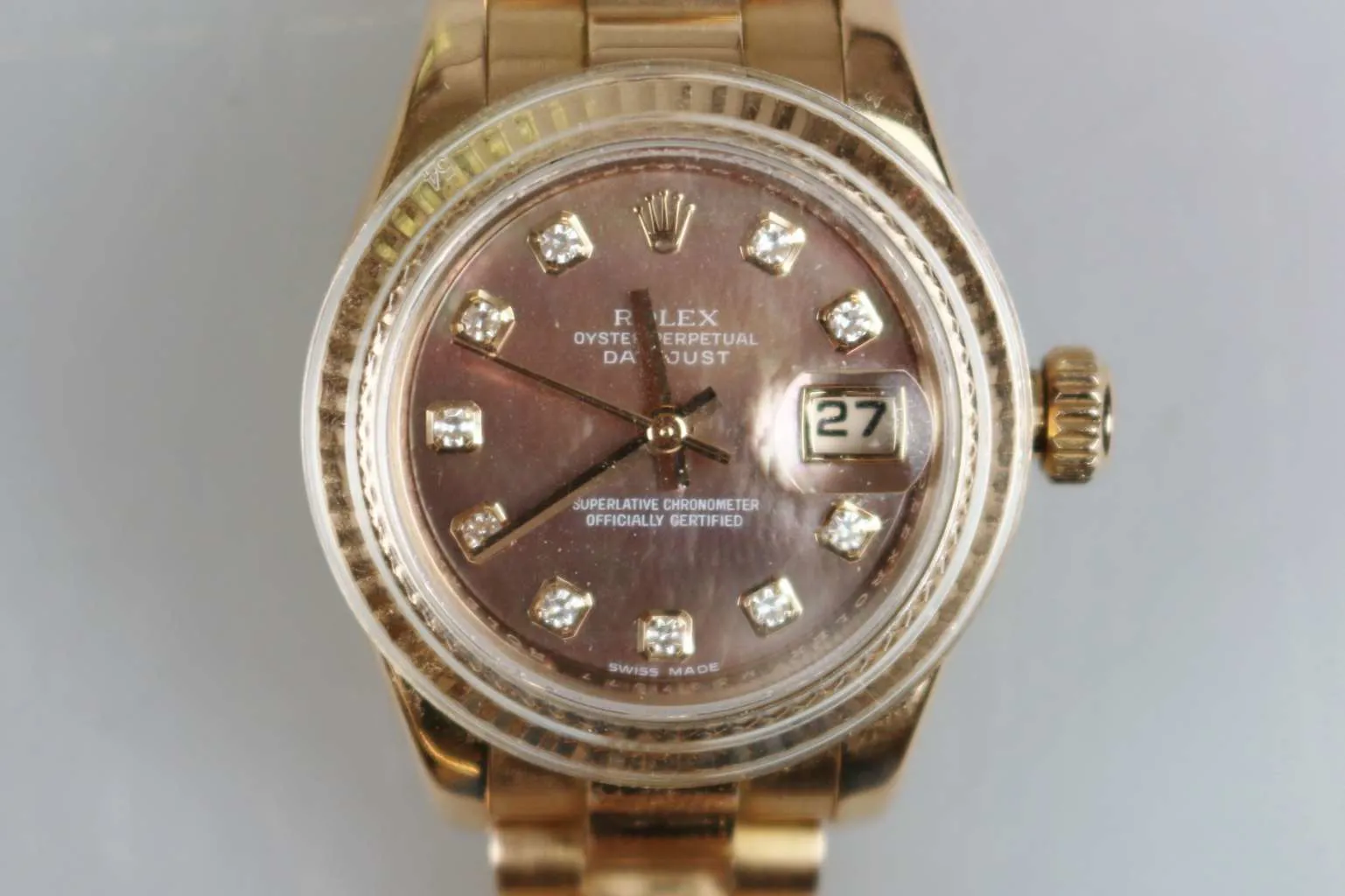 Rolex Datejust 179175F 26mm 18k rose gold Rose