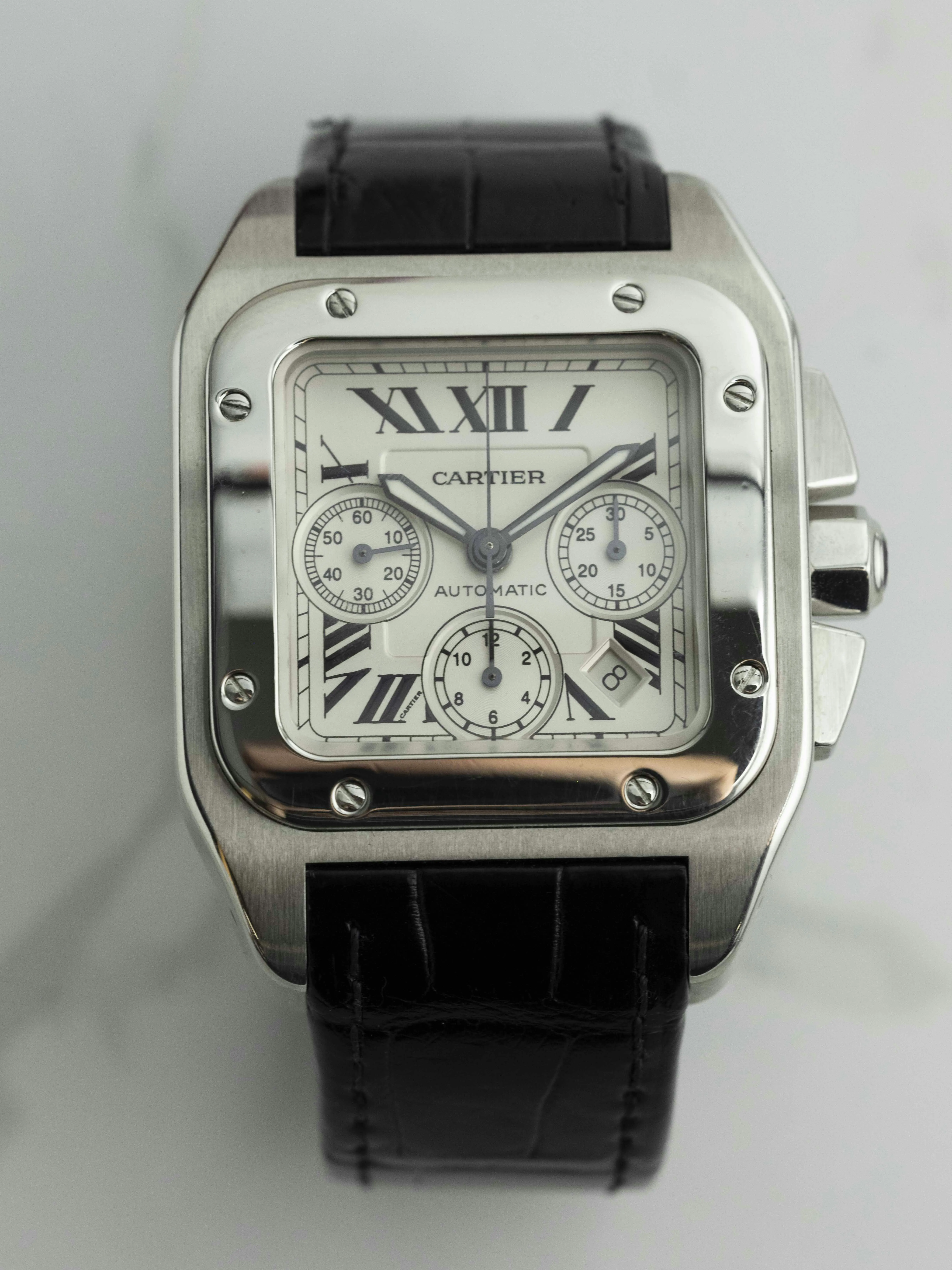 Cartier Santos W20090X8 42mm Stainless steel Silver 7