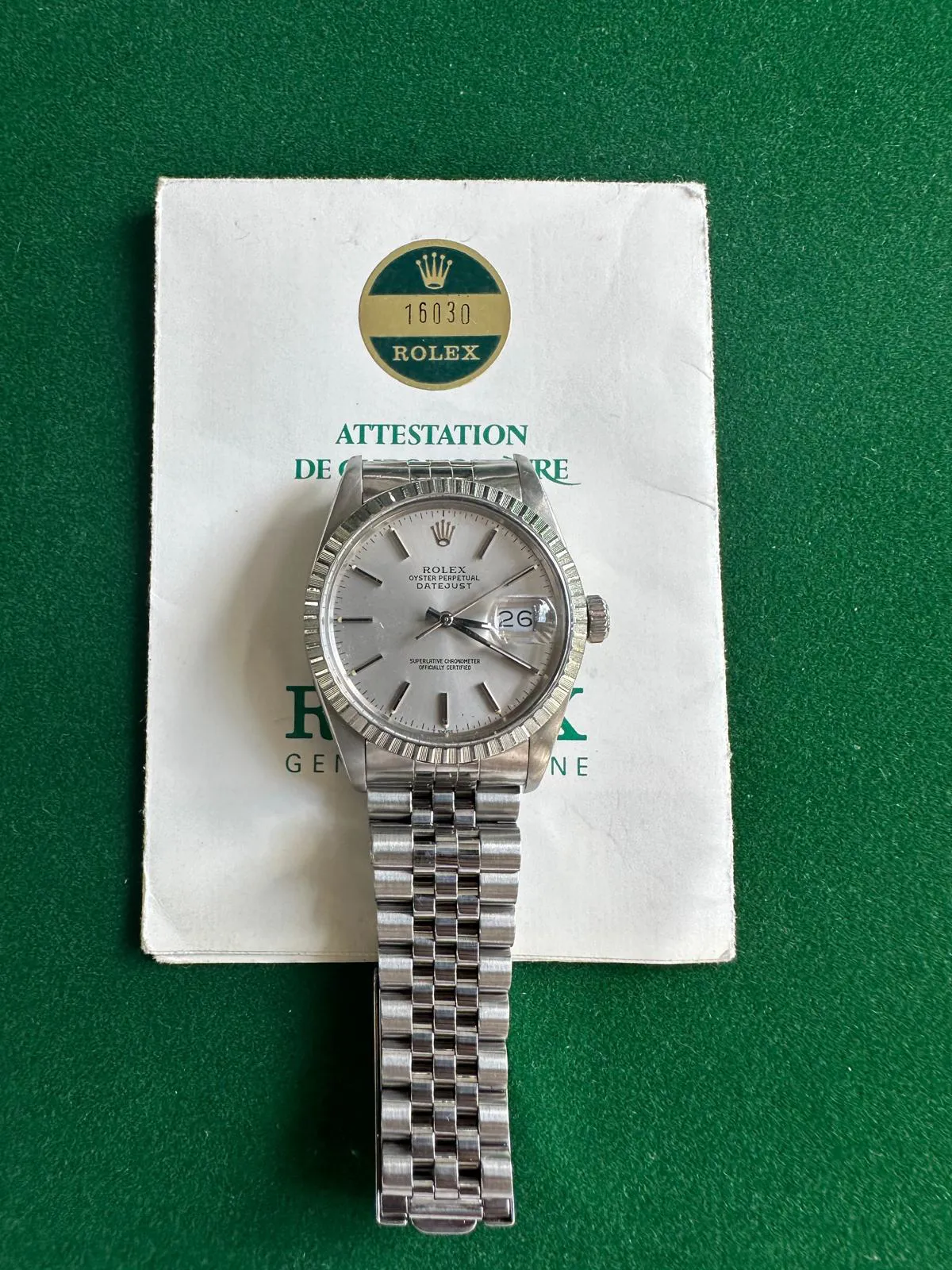 Rolex Datejust 36 16030 36mm Stainless steel Silver 1