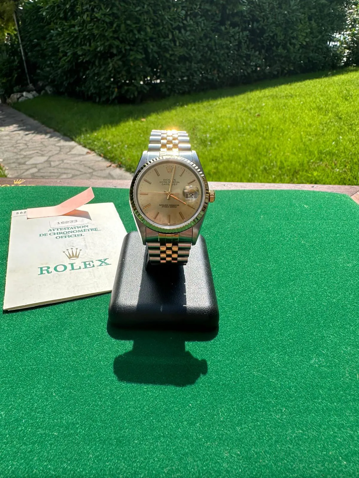 Rolex Datejust 36 16233 36mm Yellow gold and Stainless steel Champagne