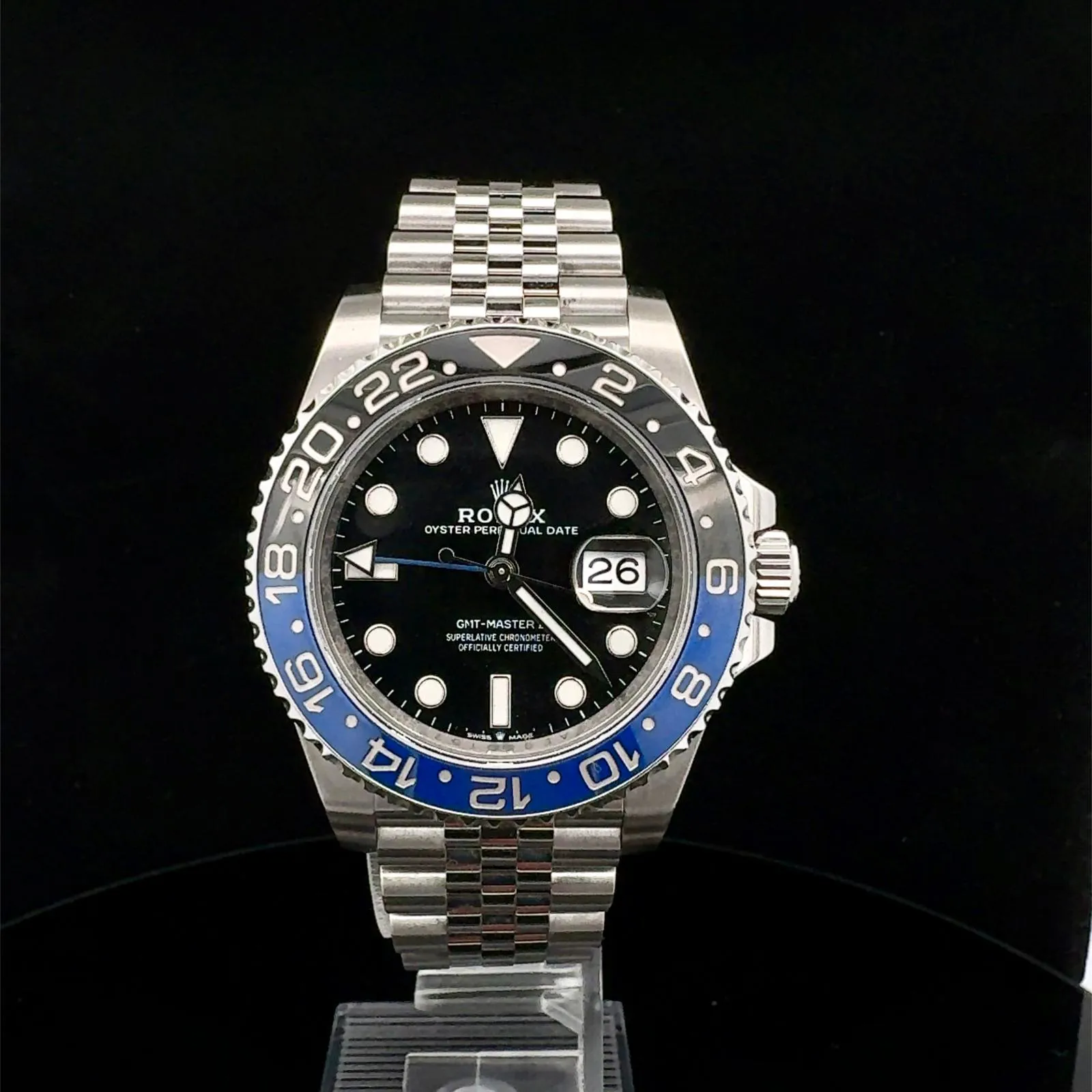 Rolex GMT-Master II 126710BLNR 40mm Ceramic and Stainless steel Black