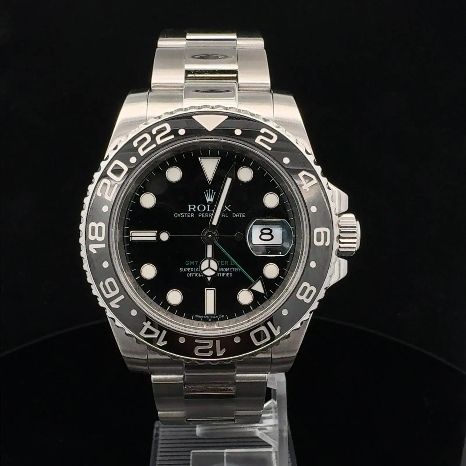 Rolex GMT-Master II 116710LN 40mm Ceramic and Stainless steel Black