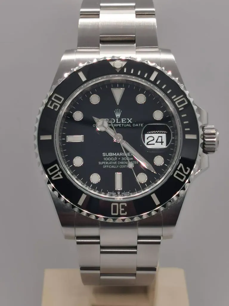 Rolex Submariner 126610LN 41mm Ceramic and Stainless steel Black