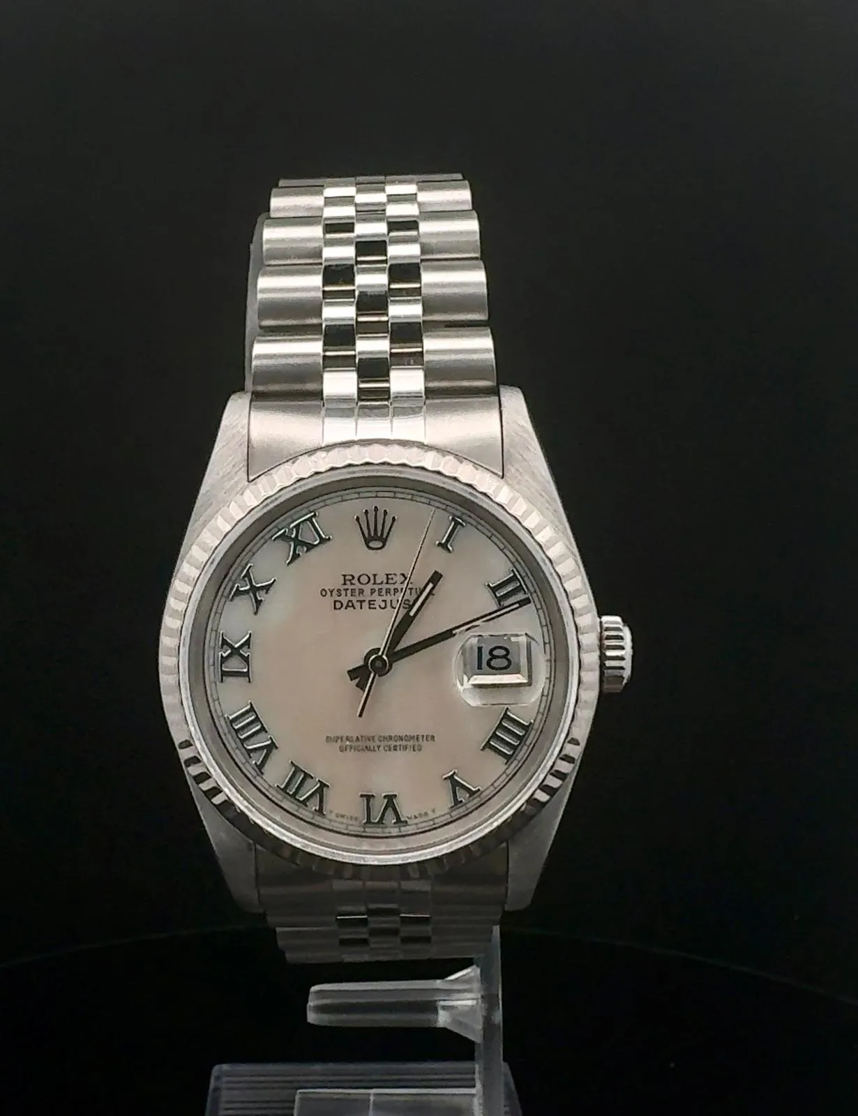 Rolex Datejust 36 16234 36mm White gold and Stainless steel Champagne