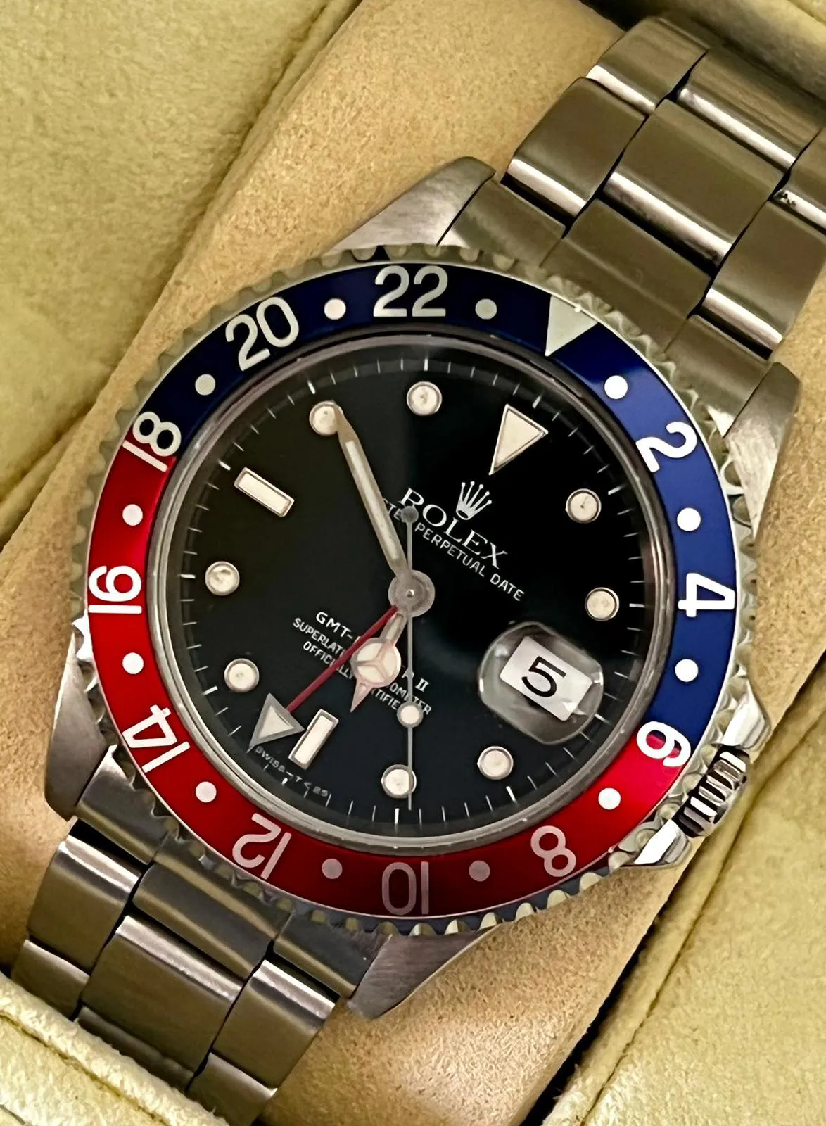 Rolex GMT-Master II 16710 40mm Stainless steel Black