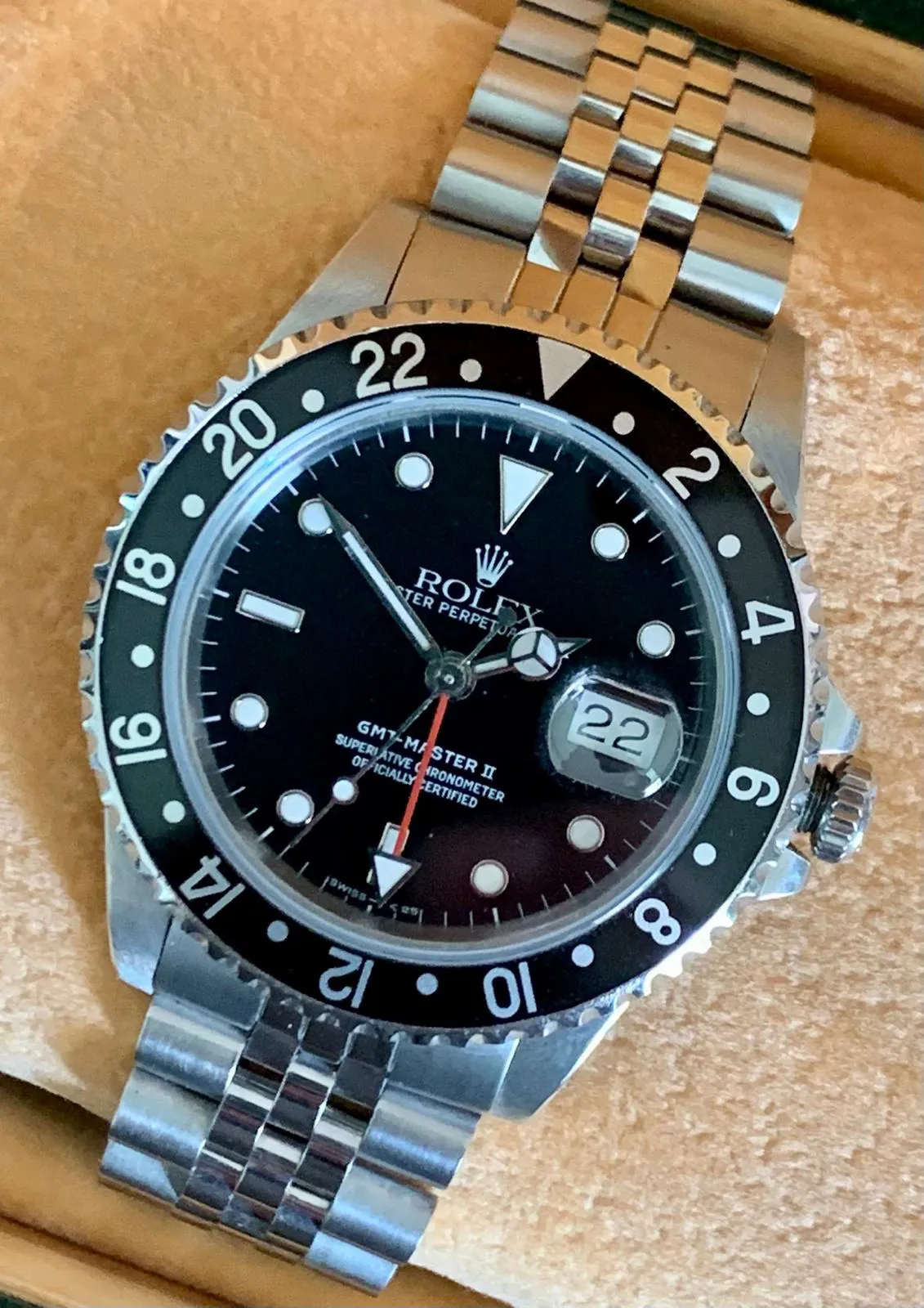 Rolex GMT-Master II 16710 40mm Stainless steel Black