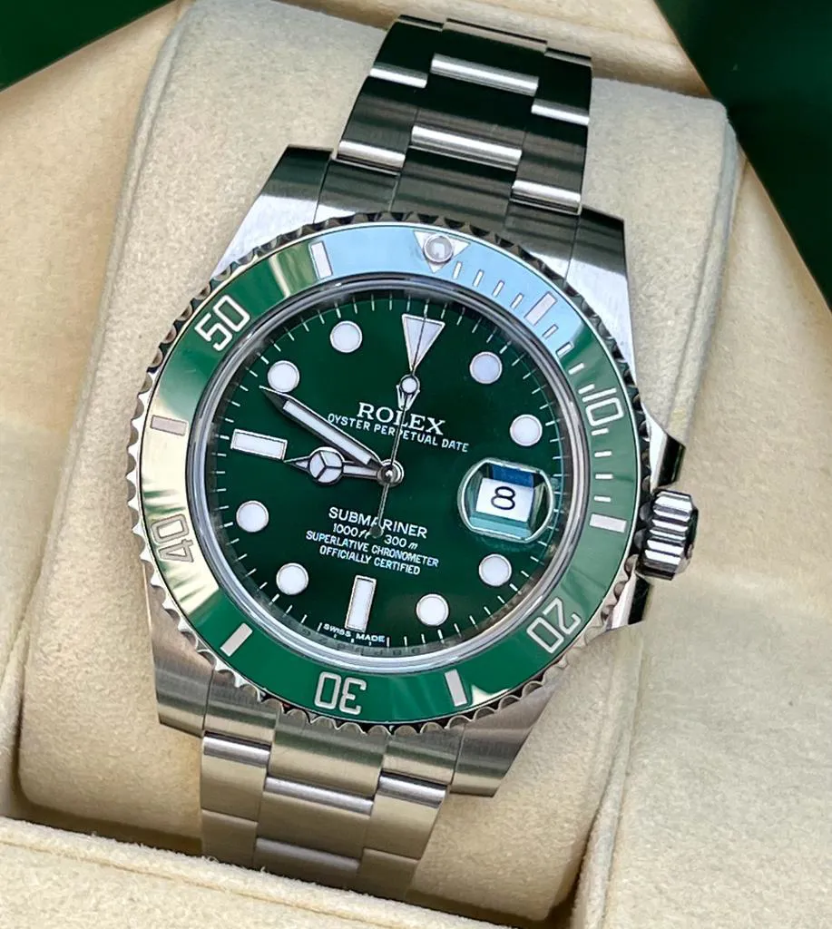 Rolex Submariner 116610LV 40mm Ceramic and Stainless steel Green